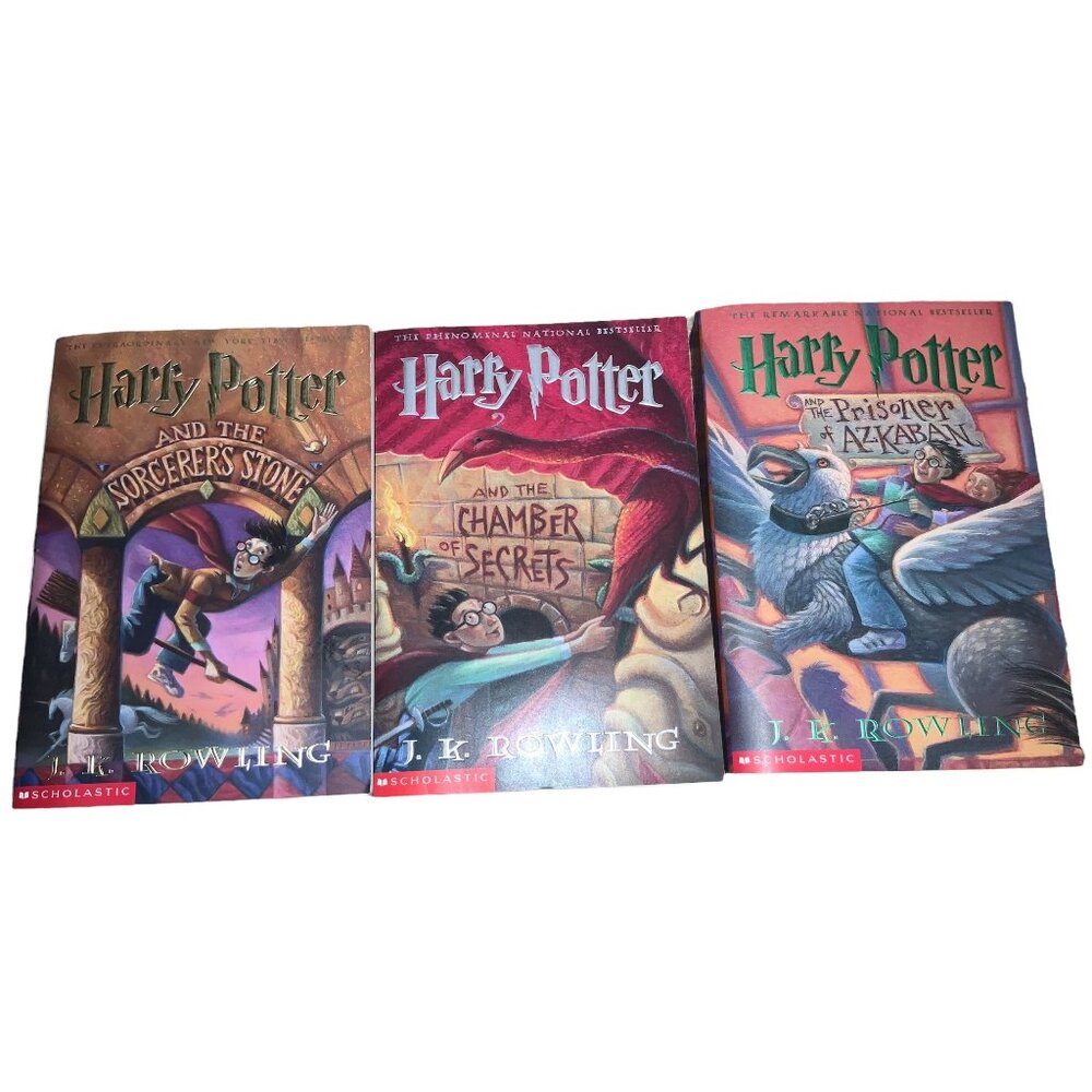 Harry spotter Books-  year 1,2,3 - Paper Back